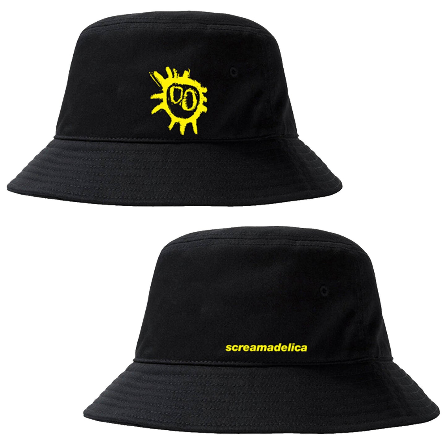 Black Screamadelica Bucket Hat
