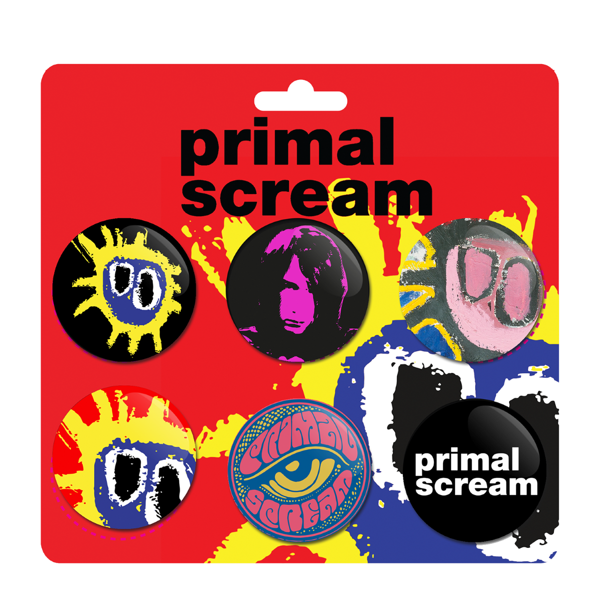 Screamadelica Badge Set