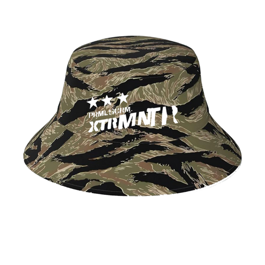 XTRMNTR camo bucket hat