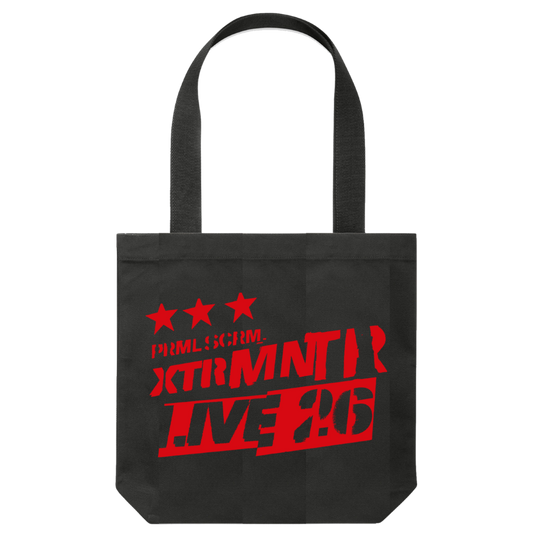 XTRMNTR Live 26 tote bag
