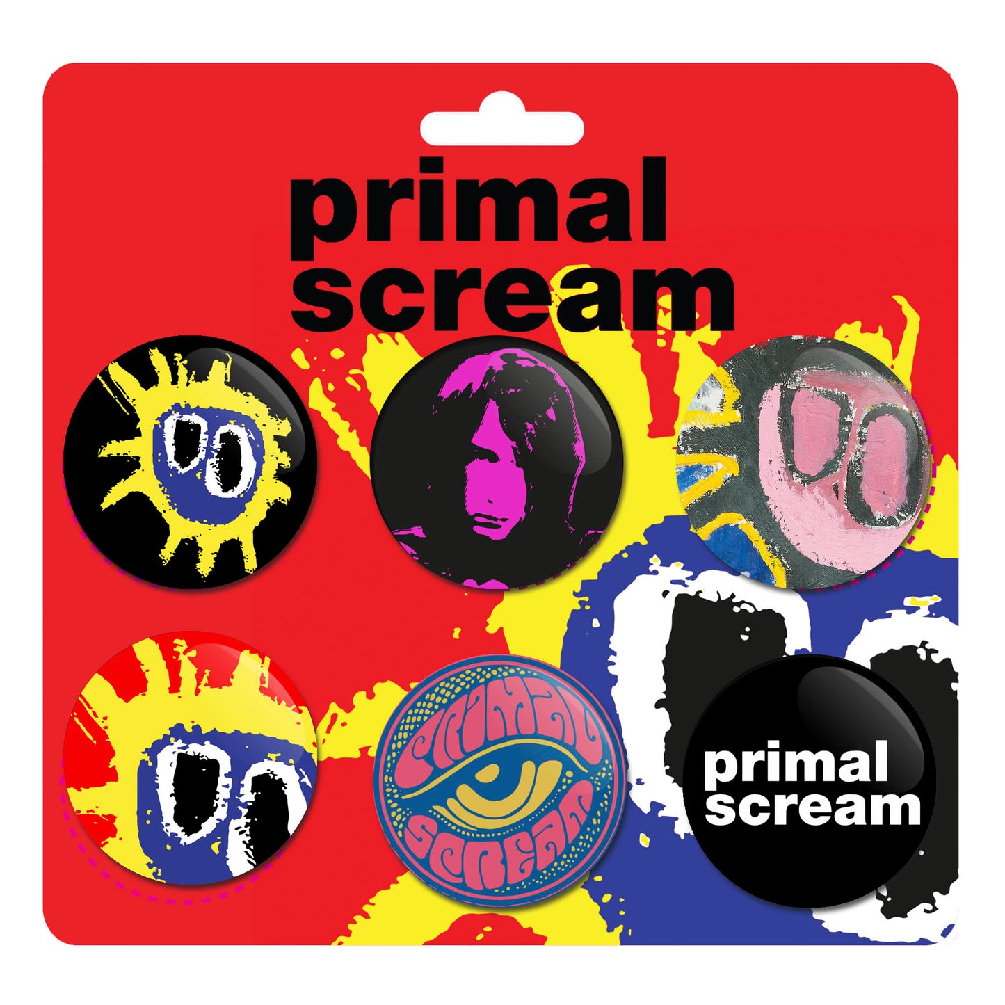 Screamadelica Badge Set