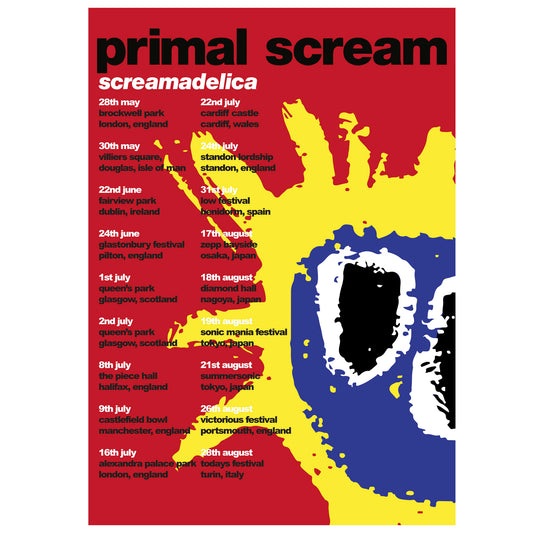 Screamadelica Tour Poster